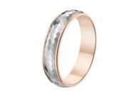 Alliance Homme Or Rose Et Or Blanc 750 Poli Fairbelle - 2026159 - Réf. 2026159