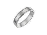Alliance Homme Platine 950 Brossé Et Poli 5 mm Fairbelle - 2118957 - Réf. 2118957