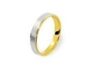 Alliance Homme Platine Or Jaune 750 Ponce - JENSEN4JPT - Réf. JENSEN4JPT