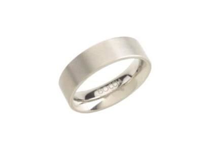 Alliance Homme Ruban Titane Mat Boccia 6 mm - 0101-01 - Réf. 0101 01