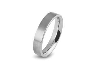 Alliance Mixte Boccia Titane Ruban Brossé 4 MM - 0121-03 - Réf. 0121 03