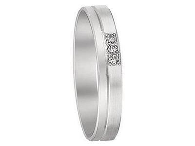 Alliance Mixte Or Gris 750 Diamants Naturels Fair'Belle - 2693035 - Réf. 2693035