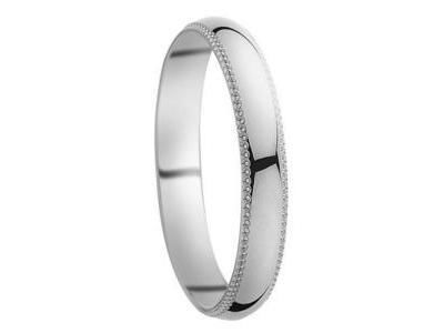 Alliance Mixte Or Gris 750 Perlée FairBelle - 2021675 - Réf. 2021675