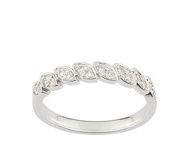 Alliance Navette Or Gris 750 Diamants 0.21 Carat Girard - 3C013GB2 - Réf. 3C013GB2