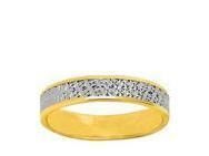 Alliance Or 750 Bicolore Diamanté 4 mm Girard - 3363340 - Réf. 3363340