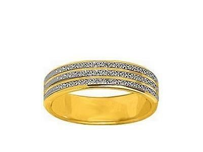 Alliance Or 750 Bicolore Diamanté 5 mm Girard - 3357550 - Réf. 3357550
