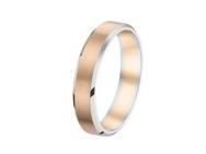 Alliance Or 750 Rose Mat Et Blanc Poli Fairbelle - 2126109 - Réf. 2126109