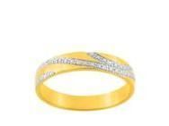 Alliance Or Bicolore 750 Diamant Naturels Girard - 3C171BB4 - Réf. 3C171BB4