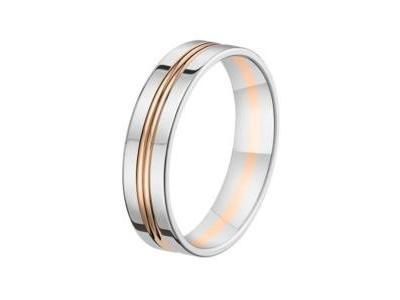 Alliance Or Bicolore Rose et Gris 750 Fairbelle - 2126119 - Réf. 2126119