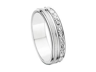 Alliance Or Blanc 750 Diamanté Sablé 5 mm Fairbelle 2013915 - Réf. 2013915