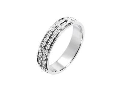 Alliance Or Gris 18K Facettée Fairbelle - 2014385 - Réf. 2014385