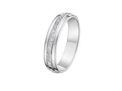 Alliance Or Gris 750 Diamants Naturels - 3771205 - Réf. 3771205