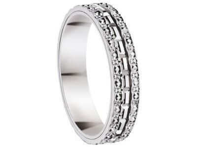 Alliance Or Gris 750 Effet Diamanté Fairbelle - 2120915 - Réf. 2120915