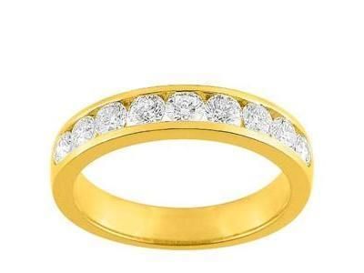 Alliance Or Jaune 750 Diamant 1 Carat Serti Rail Girard - 3L030JB2 - Réf. 3L030JB2