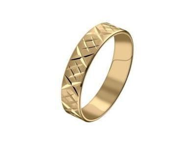 Alliance Or Jaune 750 Mat Poli 5 mm Fair'Belle - 2128310 - Réf. 2128310