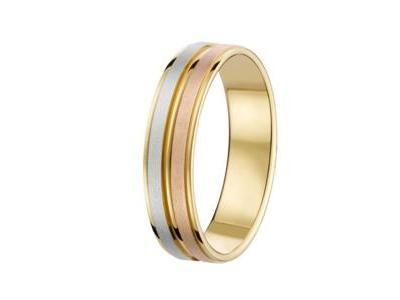 Alliance Or Tricolore 750 Poli Satiné Fairbelle - 2013909 - Réf. 2013909