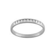 Alliance Rail Diamant 0,15 Ct Or Gris 750 Palladié Girard - 3L023GB2 - Réf. 3L023GB2