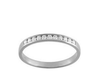 Alliance Rail Diamant 0,15 Ct Or Gris 750 Palladié Girard - 3L023GB2 - Réf. 3L023GB2