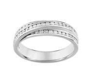 Alliance Rail Diamant Croisée Or Gris Palladié 750 Girard - 3R016GB4 - Réf. 3R016GB4