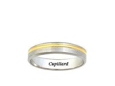 Alliance Ruban Or Bicolore 750 Mat Poli Girard - 3M010X40 - Réf. 3M010X40