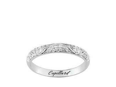 Alliance Vague Diamant Or Gris Palladié 750 Girard - 3C141GB4 - Réf. 3C141GB4