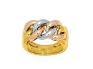Bague 3 Ors 750 Maille Gourmette - XNFR611G - Réf. XNFR611G