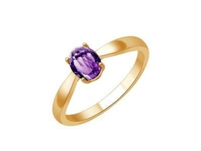 Bague Améthyste Ovale Or Jaune 750 CR77735AM - Réf. CR77735AM