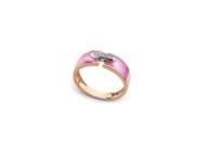 Bague Clozeau Helena Or Rose 750 Diamant Résine - C2F250RPIDI - Réf. C2F250RPIDI