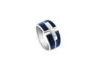 Bague Clozeau Or Gris 750 Diamant Bleu Prusse - C2F436GBPDI - Réf. C2F436GBPDI