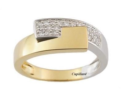 Bague Croisée Diamant Or 750 Bicolore 1.7007.23 - Réf. 1.7007.23