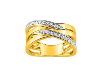 Bague Croisée Or 750 Diamants 1.6061.23 - Réf. 1.6061.23