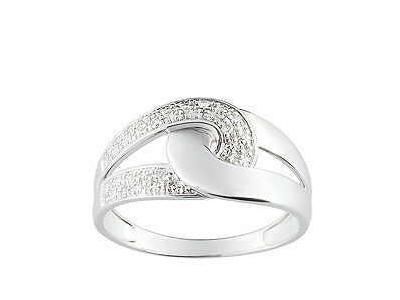 Bague Diamant Or Blanc Rhodié 375 - 09ZJ95GB5 - Réf. 09ZJ95GB5