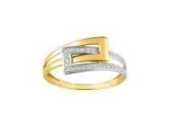 Bague Femme Diamant Or Bicolore 750 - RM006BB4 - Réf. RM006BB4