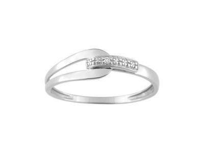 Bague Femme Diamant Or Gris Rhodié 750 - RDB26GB5 - Réf. RDB26GB5