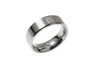 Bague Mixte Ruban Titane Mat Diamant Boccia - 0101-13 - Réf. 0101 13