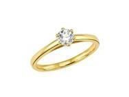 Bague Solitaire 0,40 Carat Or Jaune 750  - RSO6871 - Réf. RSO6871-40Y