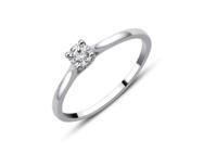 Bague Solitaire Diamant 0.30 ct Or Gris 18k | Cupillard Belfort - CR48161DW - Réf. CR48161DW