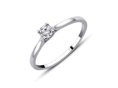 Bague Solitaire Diamant 0.30 ct Or Gris 18k | Cupillard Belfort - CR48161DW - Réf. CR48161DW