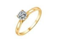 Bague Solitaire Diamant Naturel 0.50 ct Or Jaune 18k | Cupillard Belfort - CR48163D - Réf. CR48163D