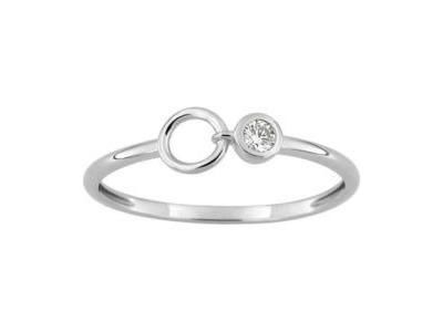 Bague Solitaire Diamant Or Gris 750 1.7431.31 - Réf. 1.7431.31