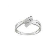 Bague Trilogie Diamants Or Gris 750 - PC060GB4 - Réf. PC060GB4