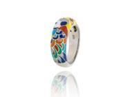 Bague Una Storia Lovebird Argent Perroquet Laqué BG121212 - Réf. BG121212