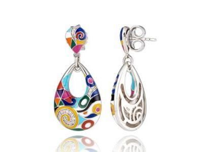 Boucles d'Oreilles Argent Marina Una Storia Zircon - BO121218 - Réf. BO121218