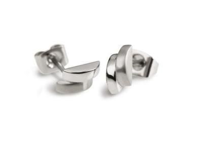 Boucles d'Oreilles Boccia Titane Mat Brillant 0552-01 - Réf. 0552 01