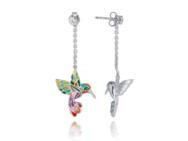 Boucles d'Oreilles Colibri Argent Una Storia - BO121228 - Réf. BO121228