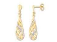 Boucles d'oreilles diamant goutte or 375/1000 - 3ZA625BB4 - Réf. 3ZA625BB4
