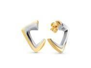 Boucles d'Oreilles Femme Or Bicolore 750 - BO0044LN - Réf. BO0044LN