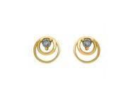 Boucles d'Oreilles Or 375 Diamant - A54023 - Réf. A54023