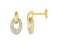 Boucles D'oreilles Or 750 Diamant Pendantes 2.6014.23 - Réf. 2.6014.23