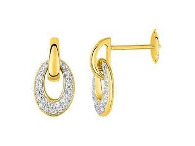 Boucles D'oreilles Or 750 Diamant Pendantes 2.6014.23 - Réf. 2.6014.23